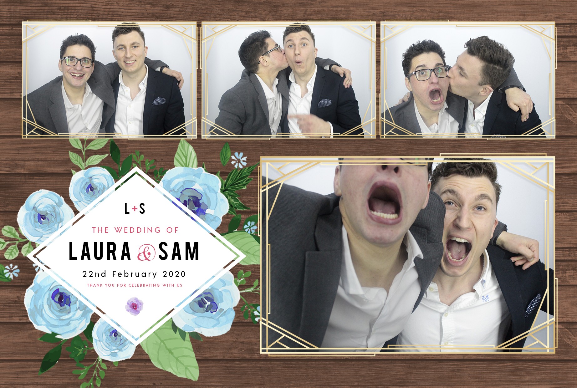 Laura and Sam's Wedding | View more photos from the event at gallery.myphotoboothexperience.co.uk/u/MyPhotoBoothExperienceLtd/Laura-and-Sams-Wedding